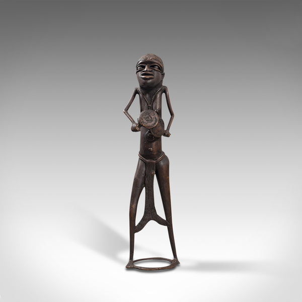 Tall Antique Tribal Figure, West African, Benin Kingdom, Female Statue, C.1900