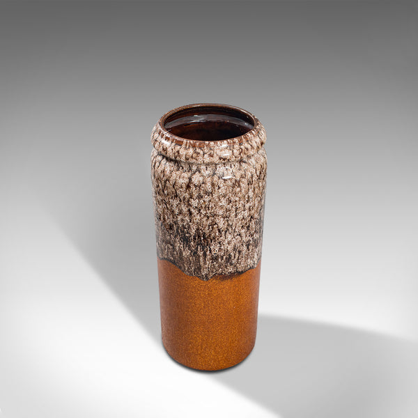 Vintage Stick Stand, German, Ceramic, Magma, Lava, Decorative Vase, Circa 1960