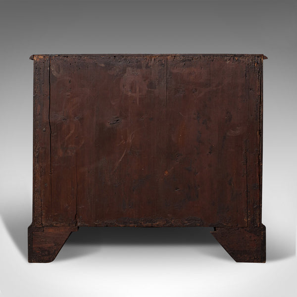 Antique Bachelor's Chest of Drawers, English, Flame Mahogany, Georgian, C.1780