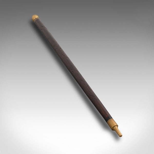 Vintage Gadget Cane, Continental, Hardwood, Walking Stick, Snooker Cue, C.1940