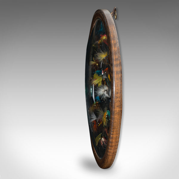 Vintage Fly Fishing Showcase, English, Angling, Display, Tackle, Mid Century