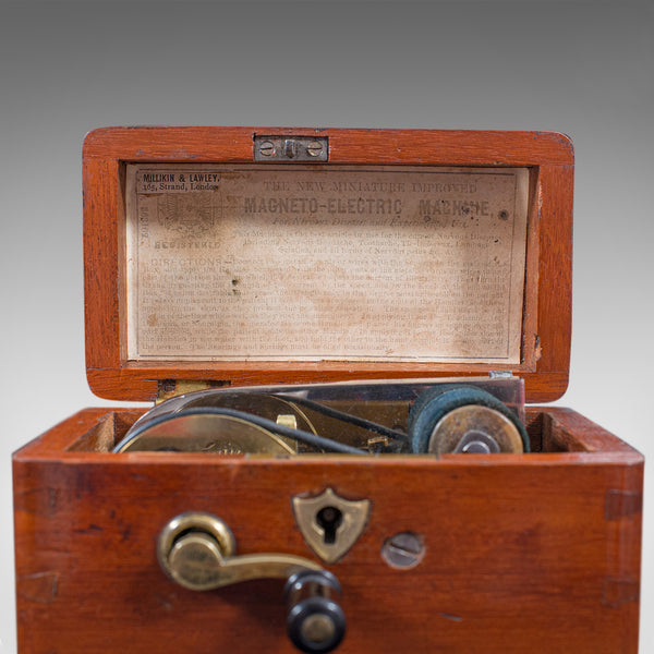 Small Antique Electric Therapy Machine, English, Scientific, Medical, Victorian