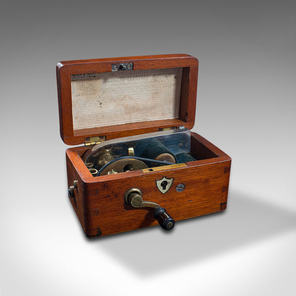 Small Antique Electric Therapy Machine, English, Scientific, Medical, Victorian