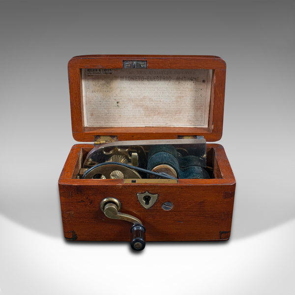 Small Antique Electric Therapy Machine, English, Scientific, Medical, Victorian