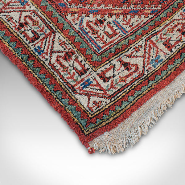 Long Vintage Hallway Runner, Persian, Woollen, Carpet, Mid 20th, Circa 1960