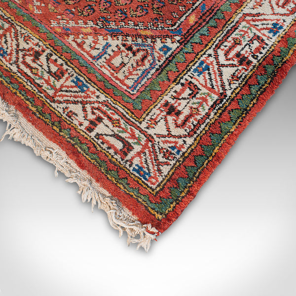 Long Vintage Hallway Runner, Persian, Woollen, Carpet, Mid 20th, Circa 1960