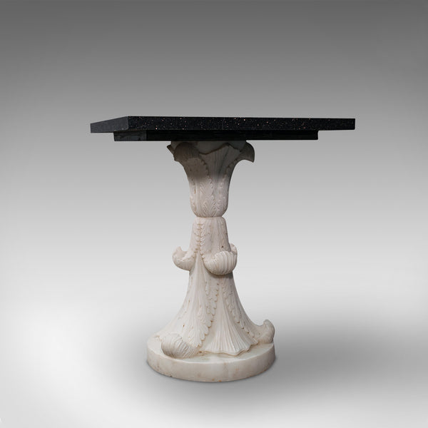 'Cornucopia' Vintage Decorative Marble Table, English, Handmade, Pietra Dura