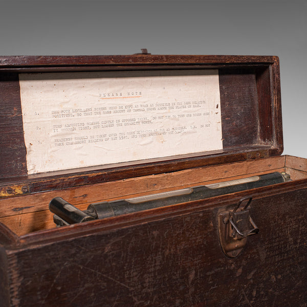 Antique Decorative Dumpy Level, English, Brass, Scientific Instrument, Display