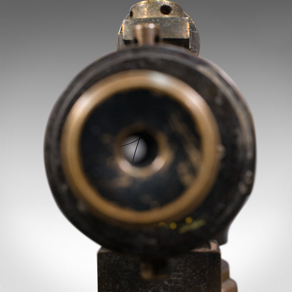 Antique Decorative Dumpy Level, English, Brass, Scientific Instrument, Display
