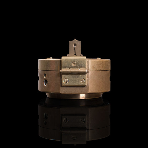 Vintage Pocket Compass, English, Terrestrial, Marine, Navigation, Instrument