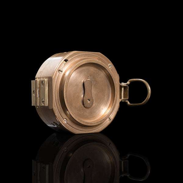 Vintage Pocket Compass, English, Terrestrial, Marine, Navigation, Instrument