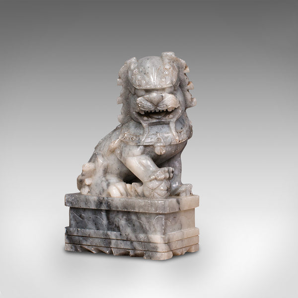 Pair, Antique Decorative Dogs Of Fu, Chinese, Statue, Ornament, Victorian, 1900