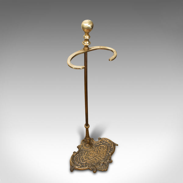 Antique Umbrella Stand, French, Brass, Hallway, Cane, Stick Rack, Art Nouveau