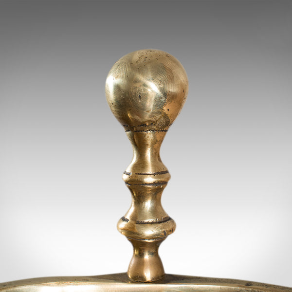 Antique Umbrella Stand, French, Brass, Hallway, Cane, Stick Rack, Art Nouveau