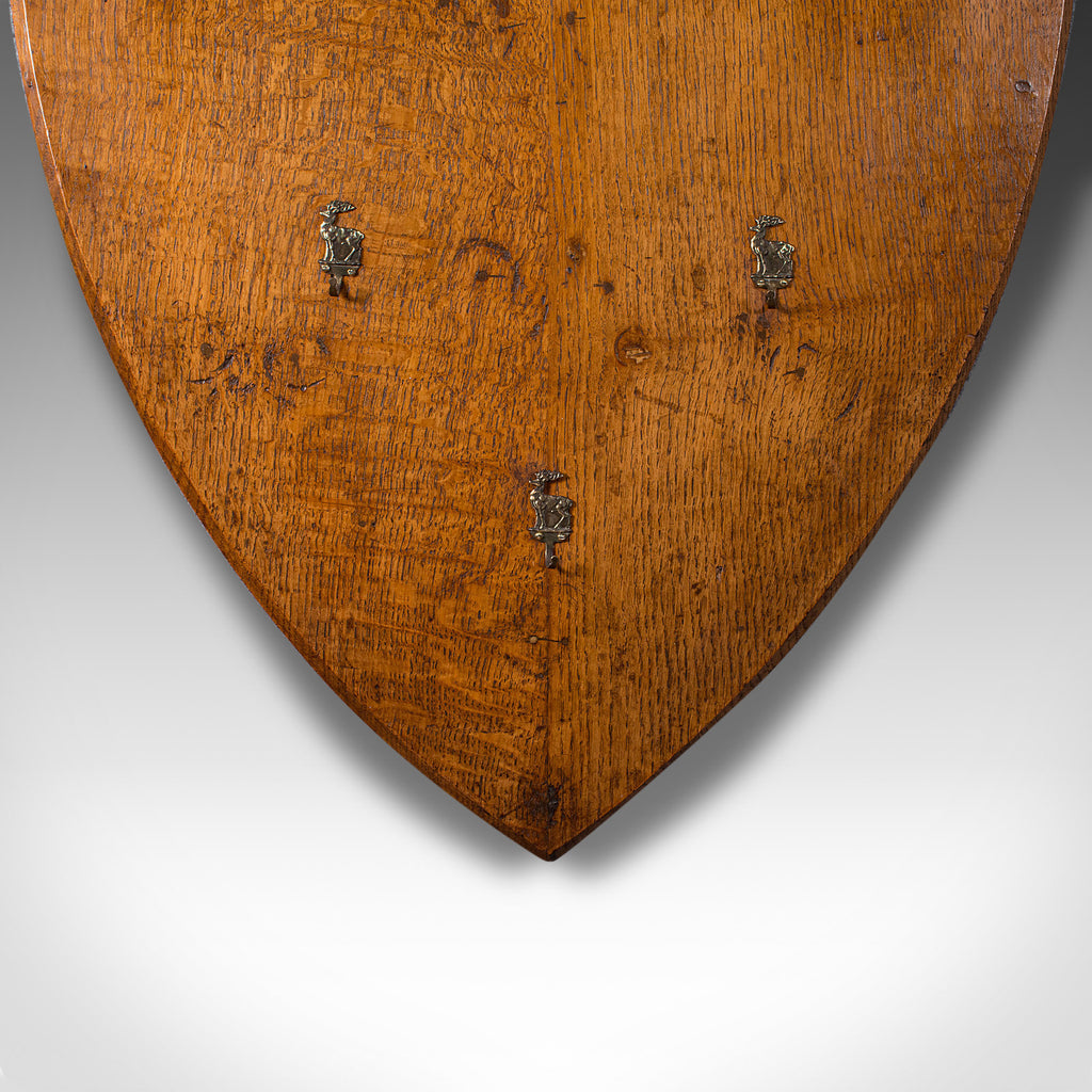 Antique Highland Lodge Key Keep, Scottish Oak, Hallway Rack, Victorian ...