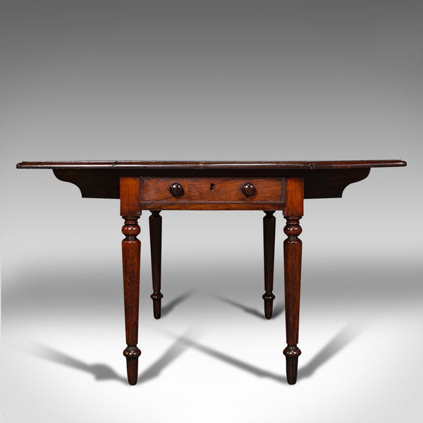 Antique Pembroke Table, English, Mahogany, Extending, Dining, Regency, C.1820