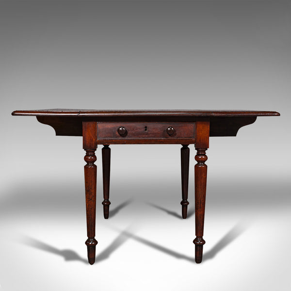 Antique Pembroke Table, English, Mahogany, Extending, Dining, Regency, C.1820