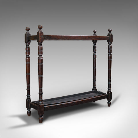 Antique Hallway Stand, English, Mahogany, Cane, Umbrella Rack, Edwardian, C.1910