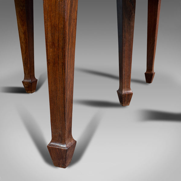 Antique Colonial Campaign Table, Indian, Rosewood, Dining, Extending, Victorian