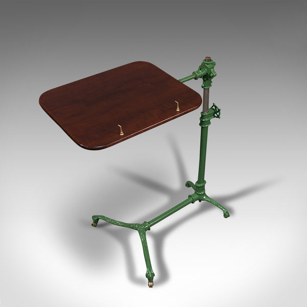 Antique Adjustable Reading Stand, English, Mahogany, Music Lectern, Edwardian