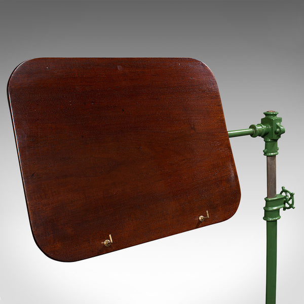 Antique Adjustable Reading Stand, English, Mahogany, Music Lectern, Edwardian