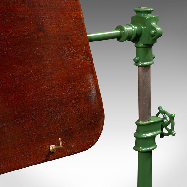 Antique Adjustable Reading Stand, English, Mahogany, Music Lectern, Edwardian