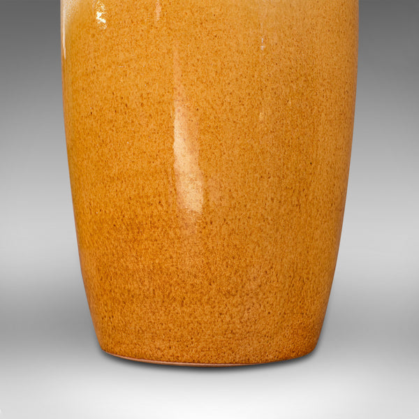Vintage Decorative Vase, German, Ceramic, Lava, Flower, Mid Century, Circa 1960