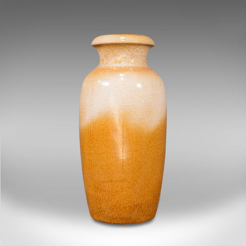 Vintage Decorative Vase, German, Ceramic, Lava, Flower, Mid Century, Circa 1960