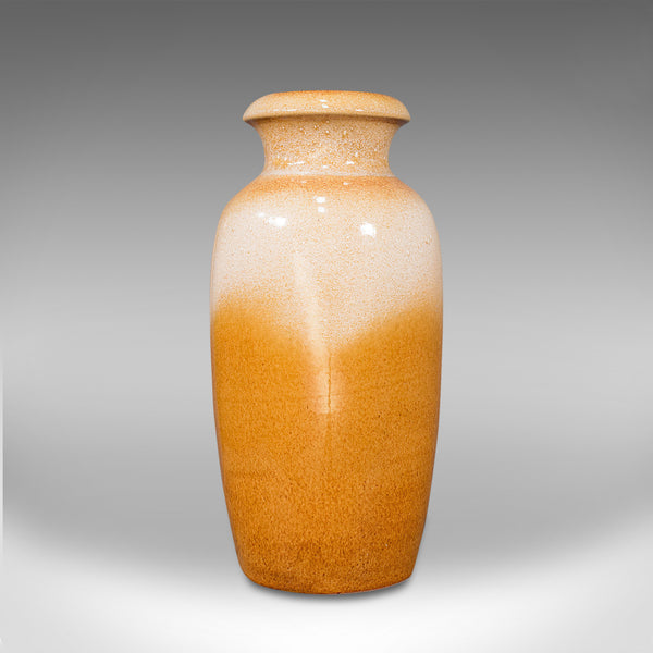 Vintage Decorative Vase, German, Ceramic, Lava, Flower, Mid Century, Circa 1960