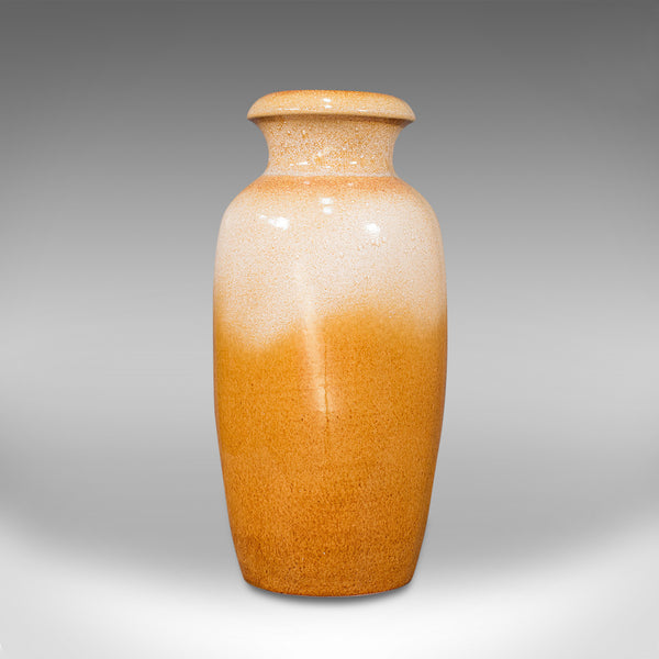 Vintage Decorative Vase, German, Ceramic, Lava, Flower, Mid Century, Circa 1960