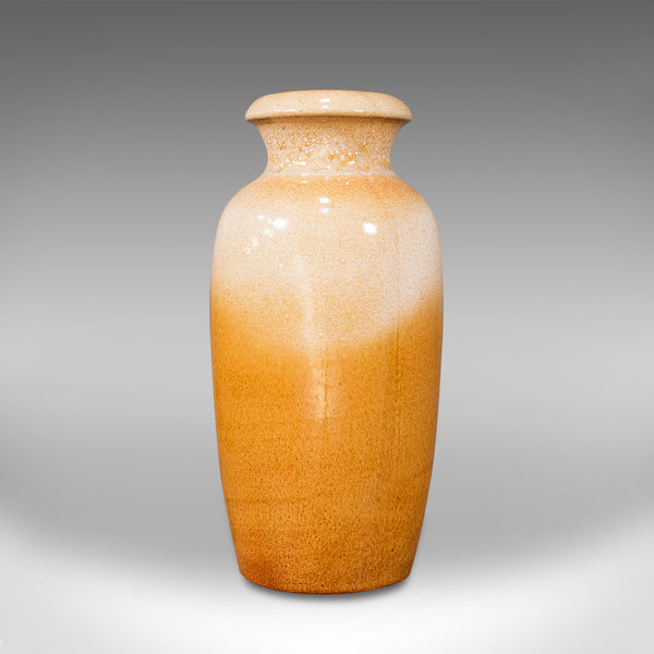 Vintage Decorative Vase, German, Ceramic, Lava, Flower, Mid Century, Circa 1960