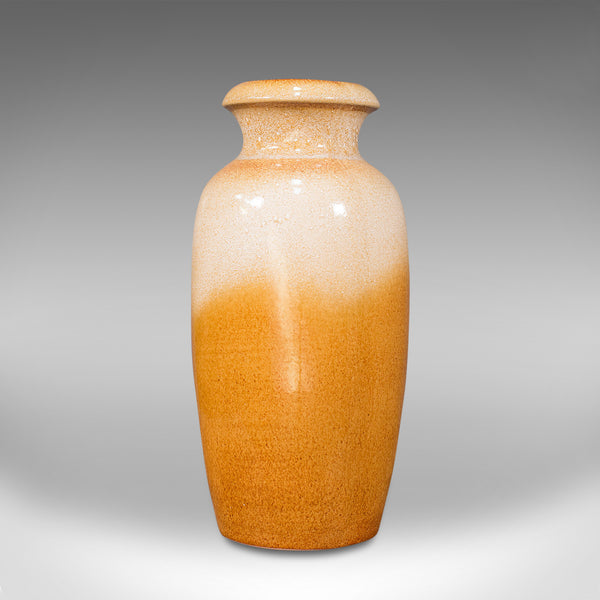 Vintage Decorative Vase, German, Ceramic, Lava, Flower, Mid Century, Circa 1960