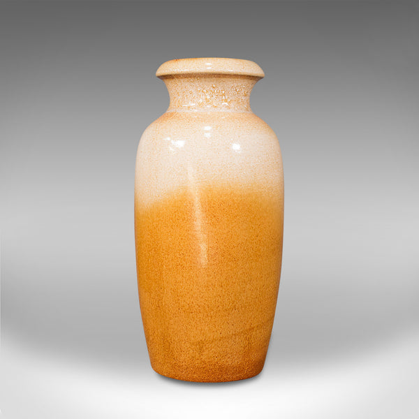 Vintage Decorative Vase, German, Ceramic, Lava, Flower, Mid Century, Circa 1960