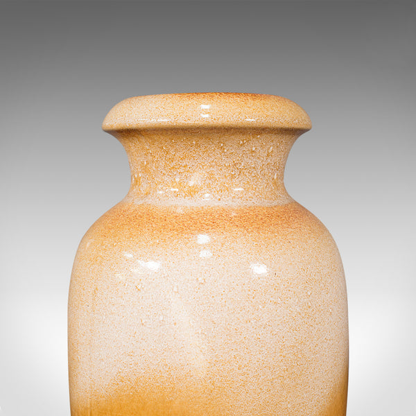 Vintage Decorative Vase, German, Ceramic, Lava, Flower, Mid Century, Circa 1960