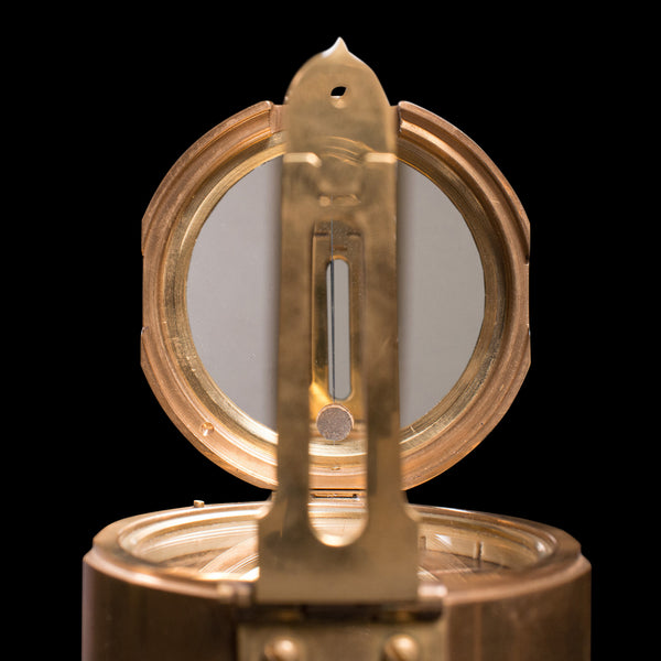 Vintage Pocket Compass, English, Terrestrial, Maritime, Navigation, Instrument