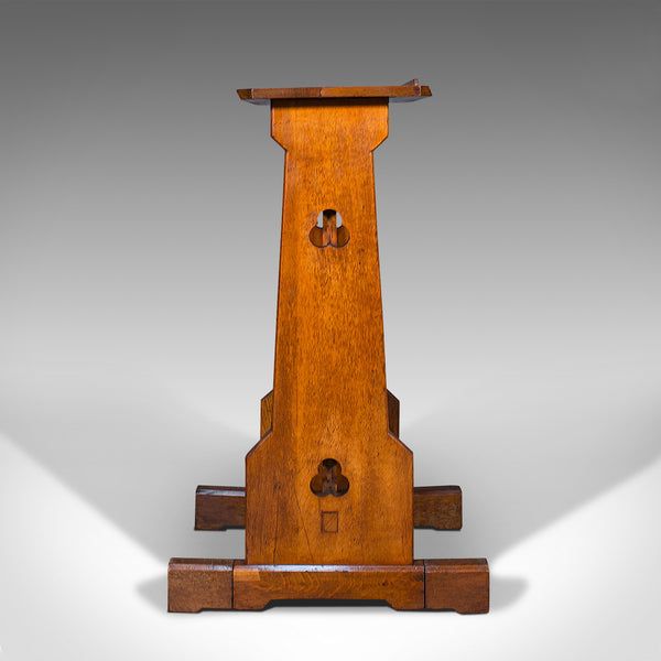 Antique Lectern, English, Oak, Oratory Stand, Ecclesiastical, Victorian, C.1900