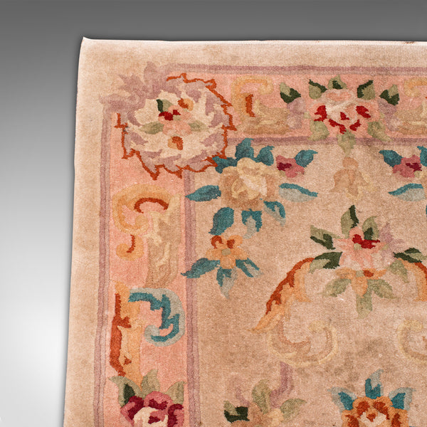 Vintage Hallway Rug, Oriental, Decorative Carpet, Late 20th Century, Circa 1970