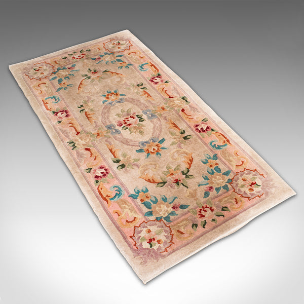 Vintage Hallway Rug, Oriental, Decorative Carpet, Late 20th Century, Circa 1970