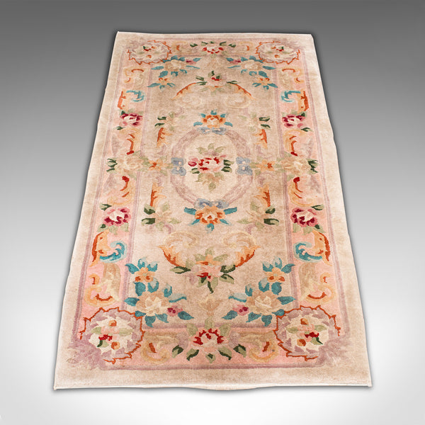 Vintage Hallway Rug, Oriental, Decorative Carpet, Late 20th Century, Circa 1970