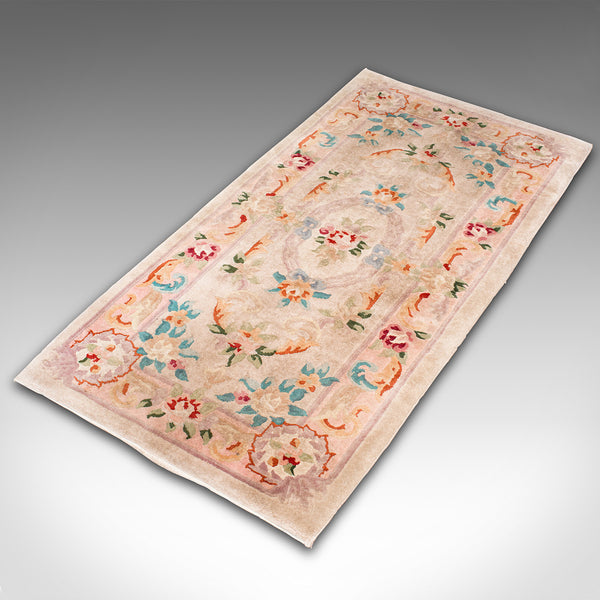Vintage Hallway Rug, Oriental, Decorative Carpet, Late 20th Century, Circa 1970