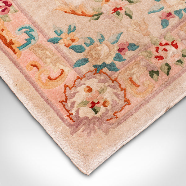 Vintage Hallway Rug, Oriental, Decorative Carpet, Late 20th Century, Circa 1970