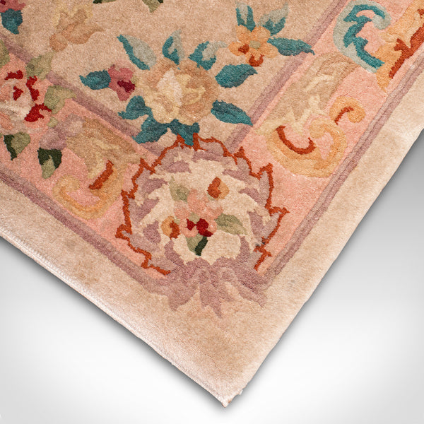Vintage Hallway Rug, Oriental, Decorative Carpet, Late 20th Century, Circa 1970