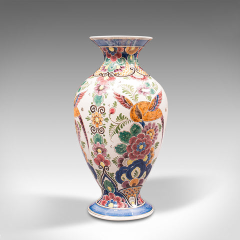 Vintage Polychromatic Vase, Dutch, Delft, Ceramic, Ornament, Mid 20th.C, C.1960