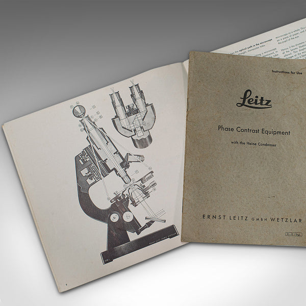 Vintage Ernst Leitz Microscope, German, Dialux, Scientific Instrument, C.1960