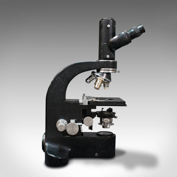 Vintage Ernst Leitz Microscope, German, Dialux, Scientific Instrument, C.1960