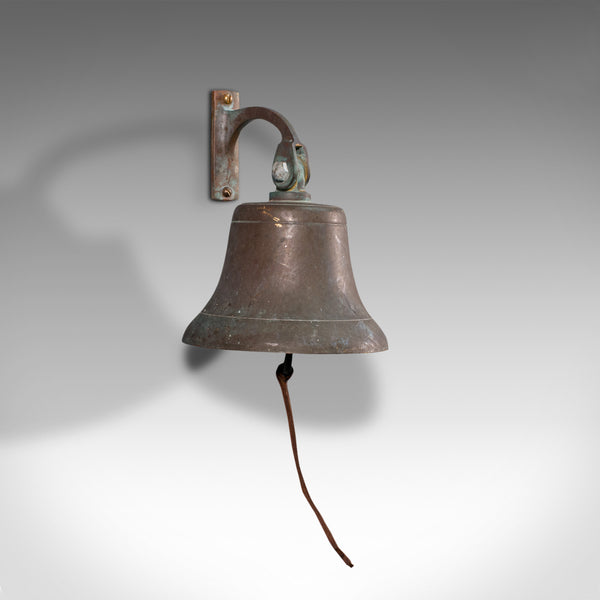 Vintage Master Ship's Bell, English, Bronze, Maritime, Nautical Interest, C.1930