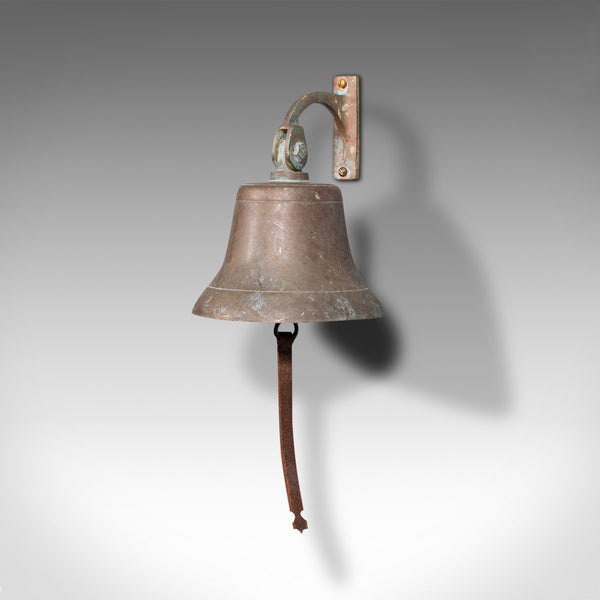 Vintage Master Ship's Bell, English, Bronze, Maritime, Nautical Interest, C.1930