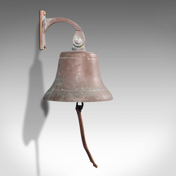 Vintage Master Ship's Bell, English, Bronze, Maritime, Nautical Interest, C.1930