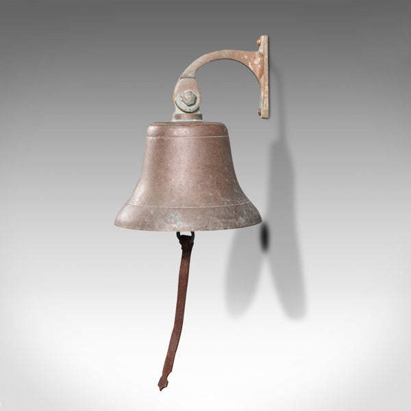 Vintage Master Ship's Bell, English, Bronze, Maritime, Nautical Interest, C.1930