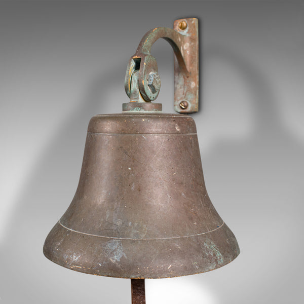 Vintage Master Ship's Bell, English, Bronze, Maritime, Nautical Interest, C.1930